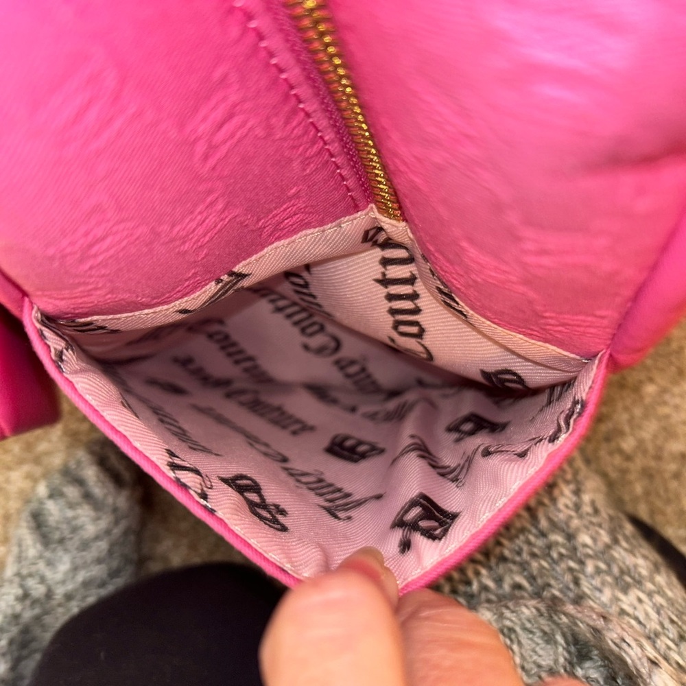 SOLD!! NWT Juicy Couture Large Full Size Pink Lemonade Backpack - Picture 4 of 10